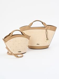 Amazon | [セルフォード] ビジューバスケットバッグ（S